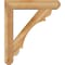 Ekena Millwork Olympic Craftsman Rough Sawn Bracket w/ Offset Brace, Western Red Cedar, 6"W x 26"D x 30"H BKT0604X26X30OLY04RWR - alternate 3